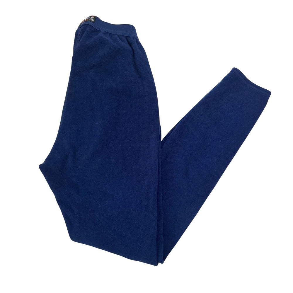 Patagonia Capilene Fleece Base Layer Long Johns Tights Size M Navy Blue USA